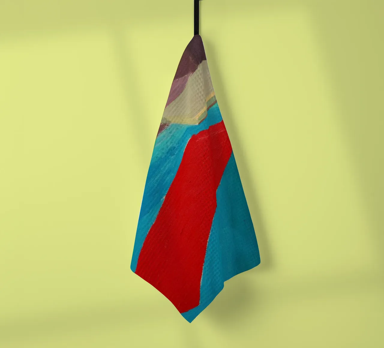 In einem Pool schwimmende Kunststoffplatte, 1977 Geschirrtuch von khanrosie