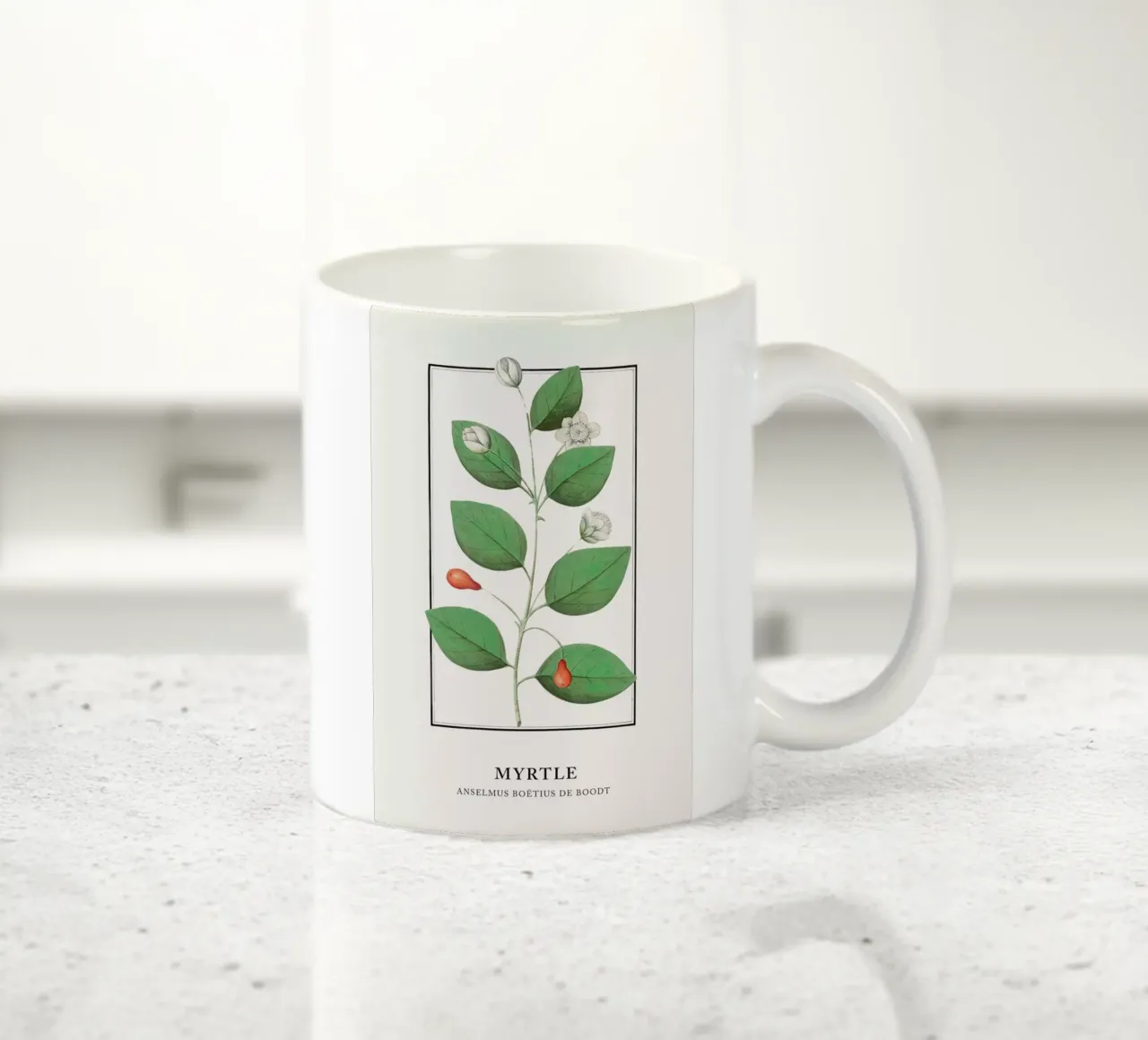 Anselmus Boëtius de Boodt - Myrtle tazza in ceramica da Vintage by JUNIQE