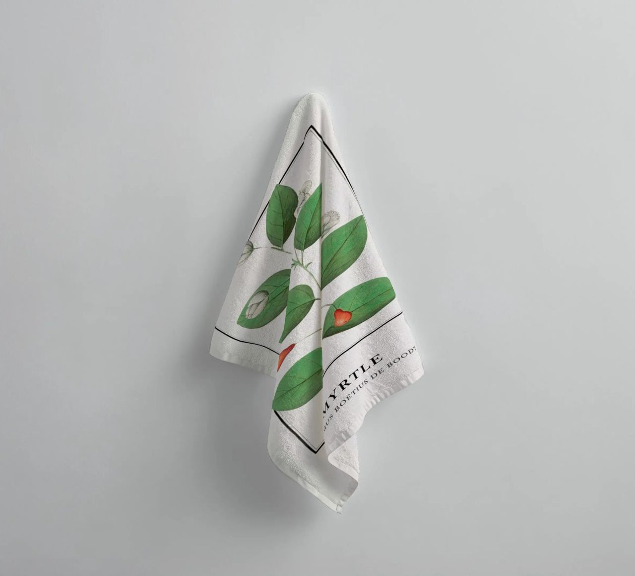 Anselmus Boëtius de Boodt - Myrtle towel by Vintage by JUNIQE
