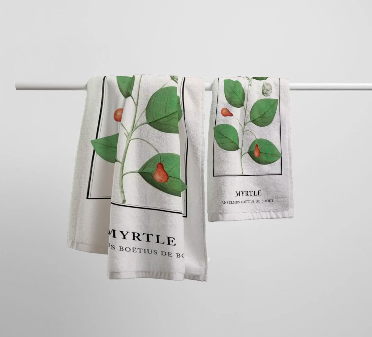 Anselmus Boëtius de Boodt - Myrtle towel by Vintage by JUNIQE