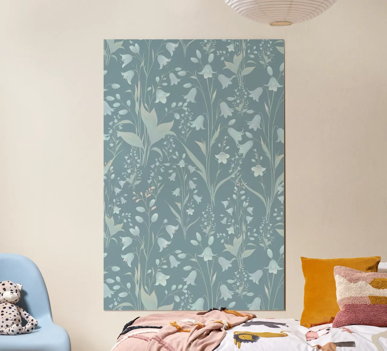 Campanule Blu Grigio poster da SilverPegasus