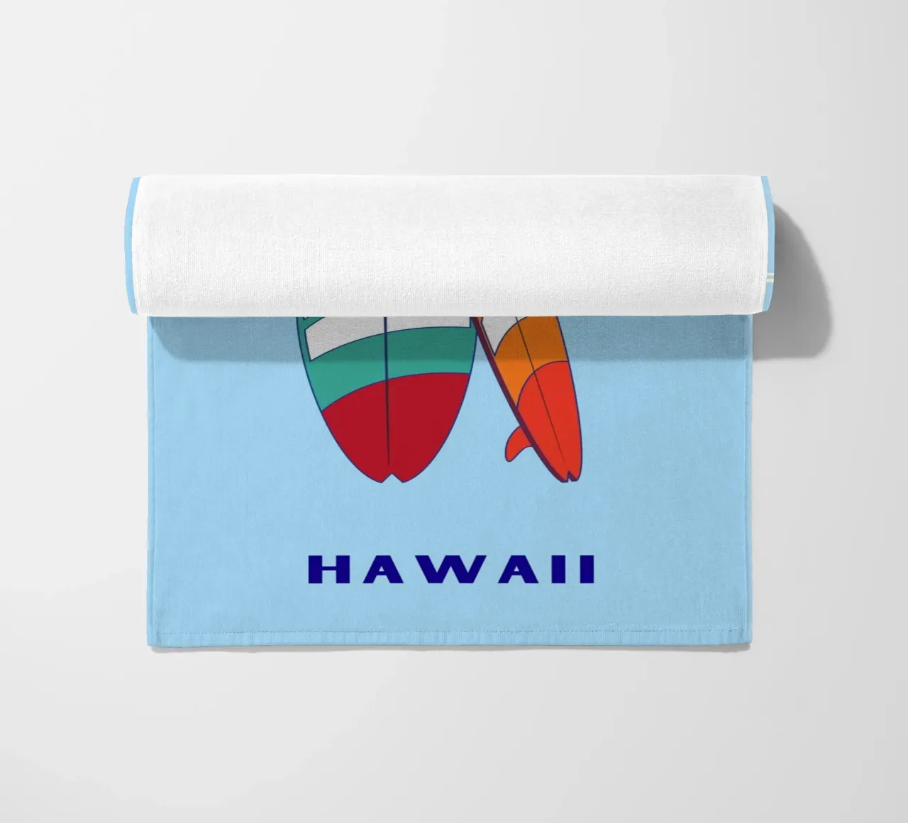 Maui Surf Art - Poster da spiaggia retrò e pop telo mare da NorwesClub