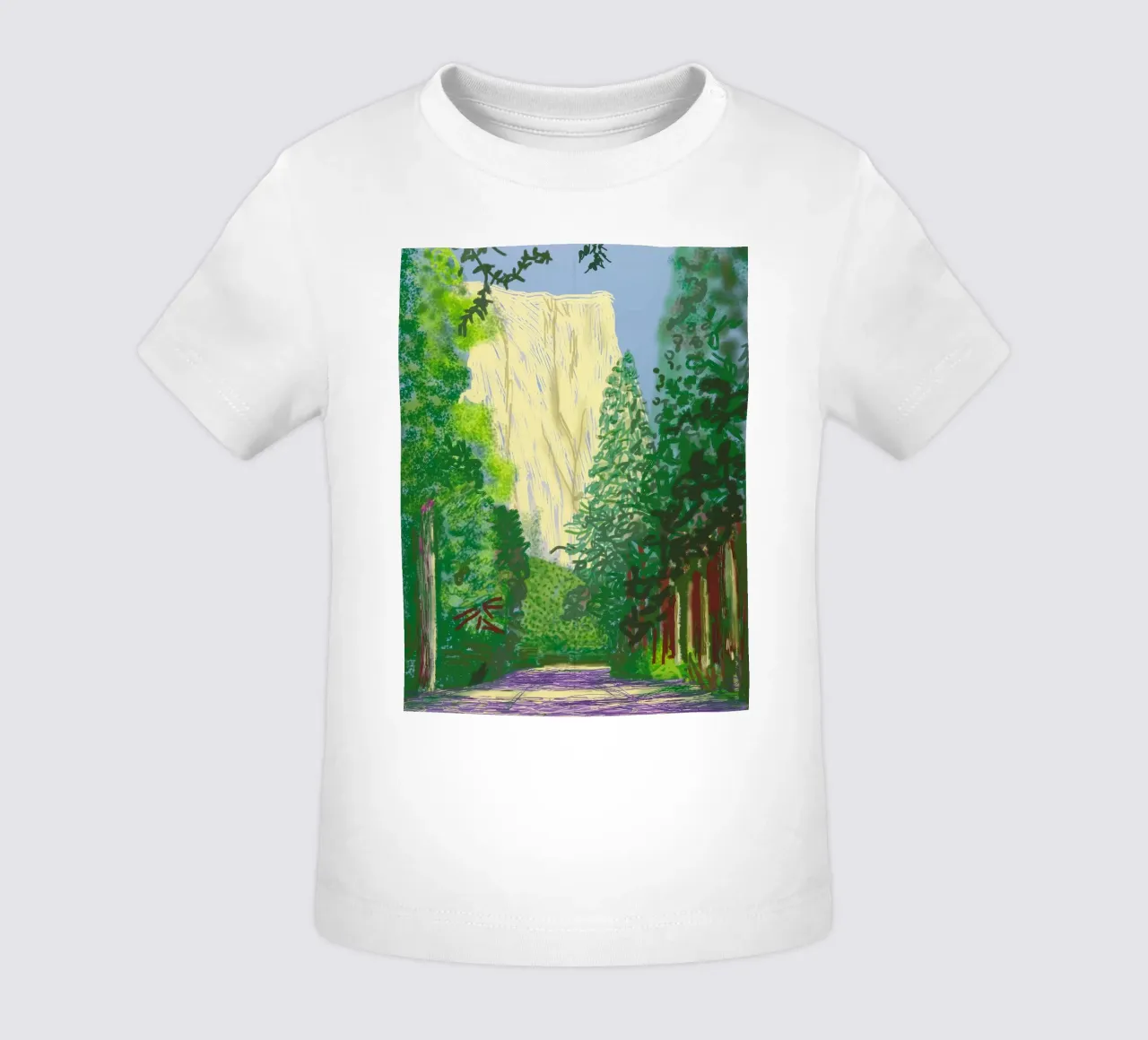 Vista de la Suite Yosemite camiseta de bebé de khanrosie
