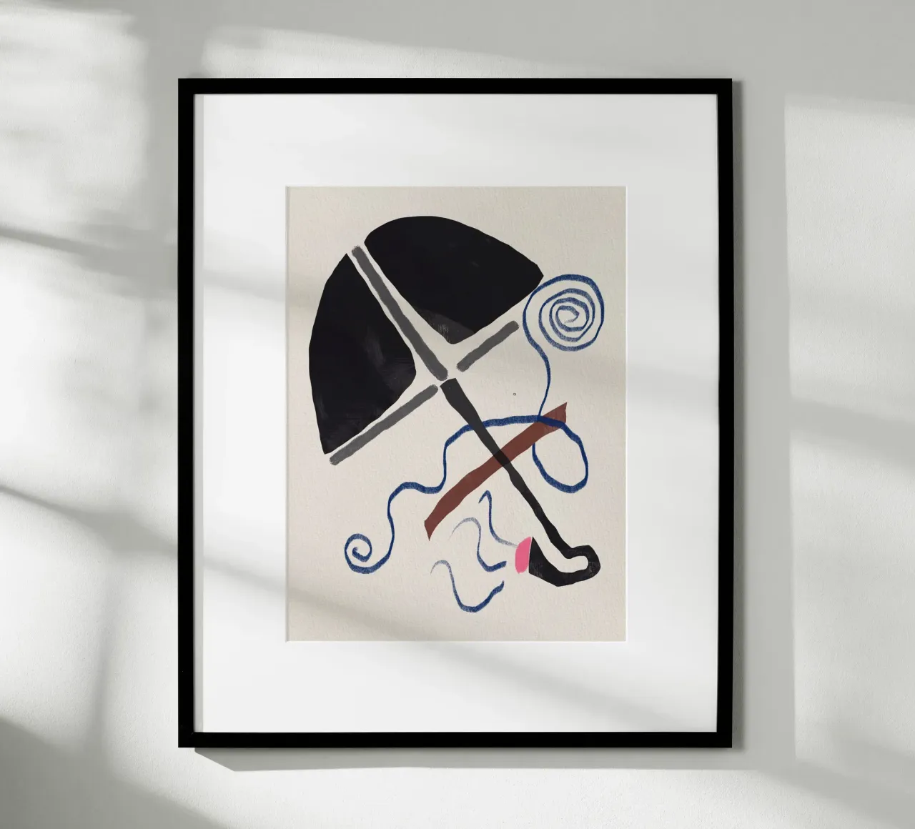 Pittura astratta del silenzio delle meraviglie poster da Little Dean