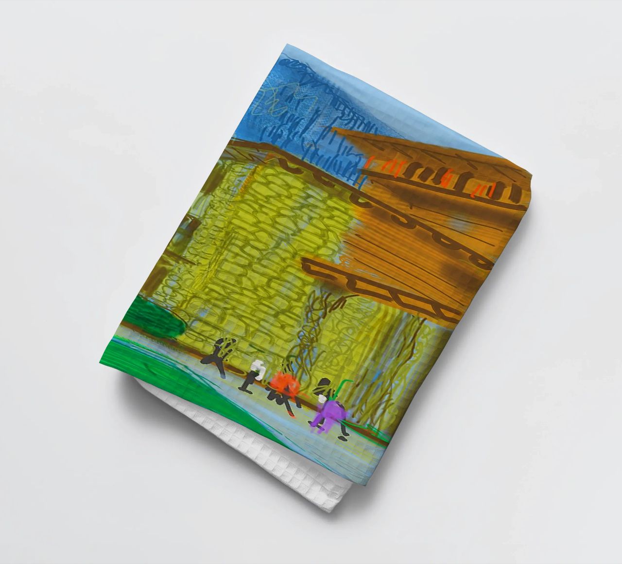 Untitled No1 from The Yosemite Suite (sans titre) torchon de khanrosie