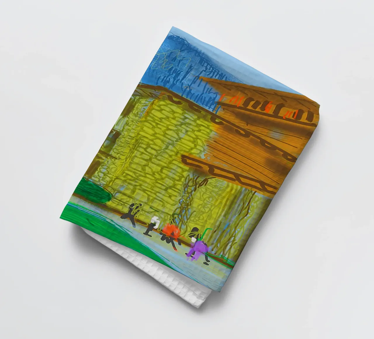 Ohne Titel Nr. 1 aus der Yosemite-Suite Geschirrtuch von khanrosie