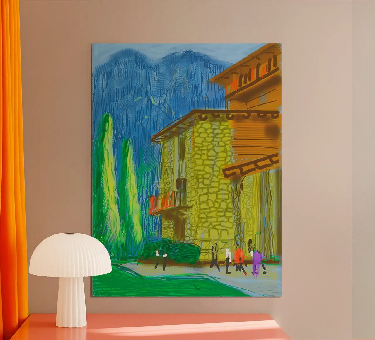 Untitled No1 from The Yosemite Suite (sans titre) poster avec cadre en plastique de khanrosie