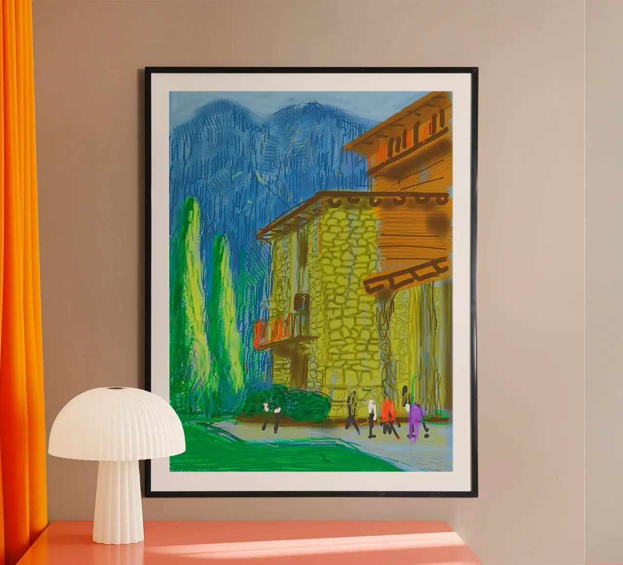 Untitled No1 from The Yosemite Suite (sans titre) poster avec cadre en plastique de khanrosie