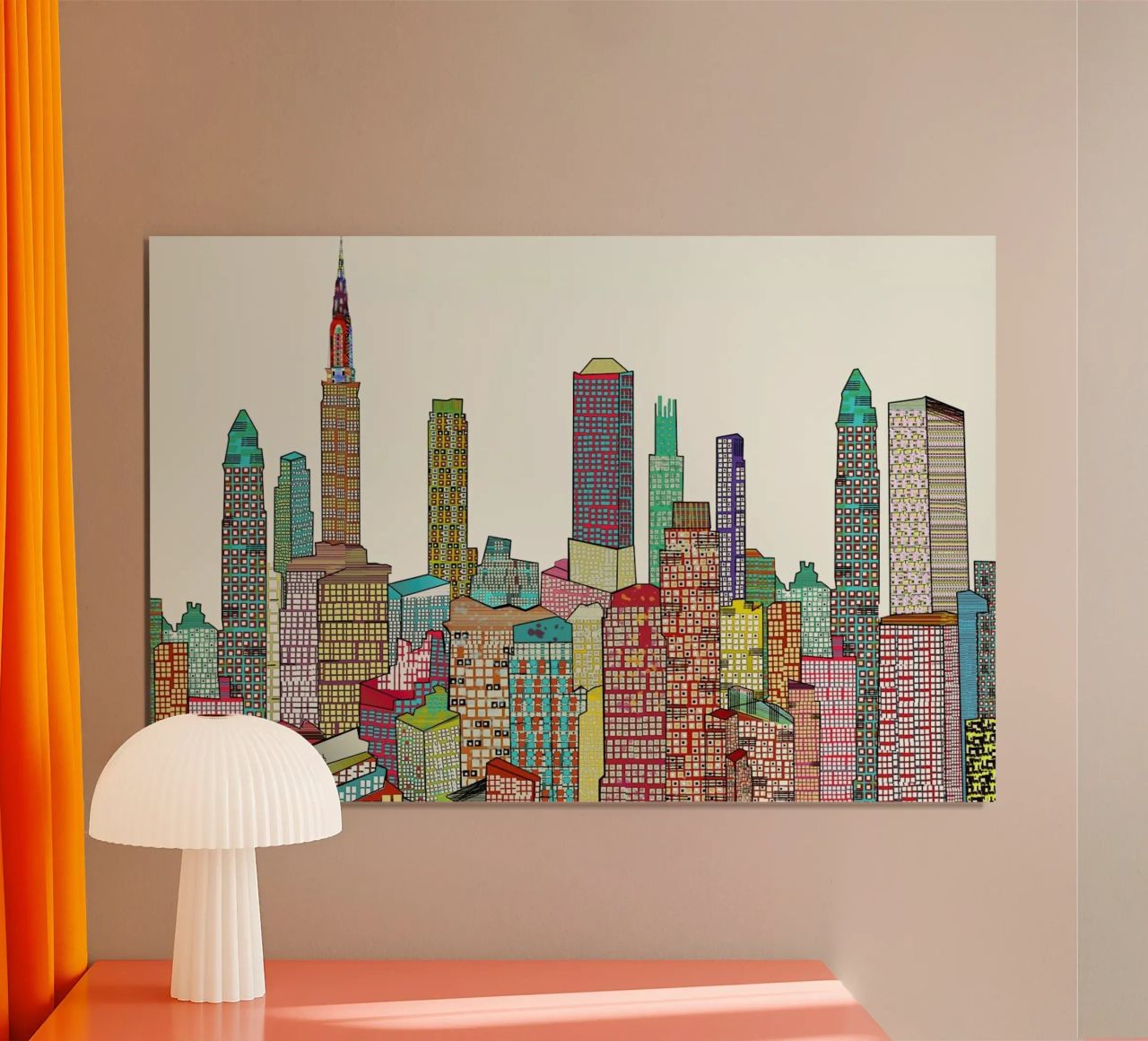 new york living poster de Brian Buckley