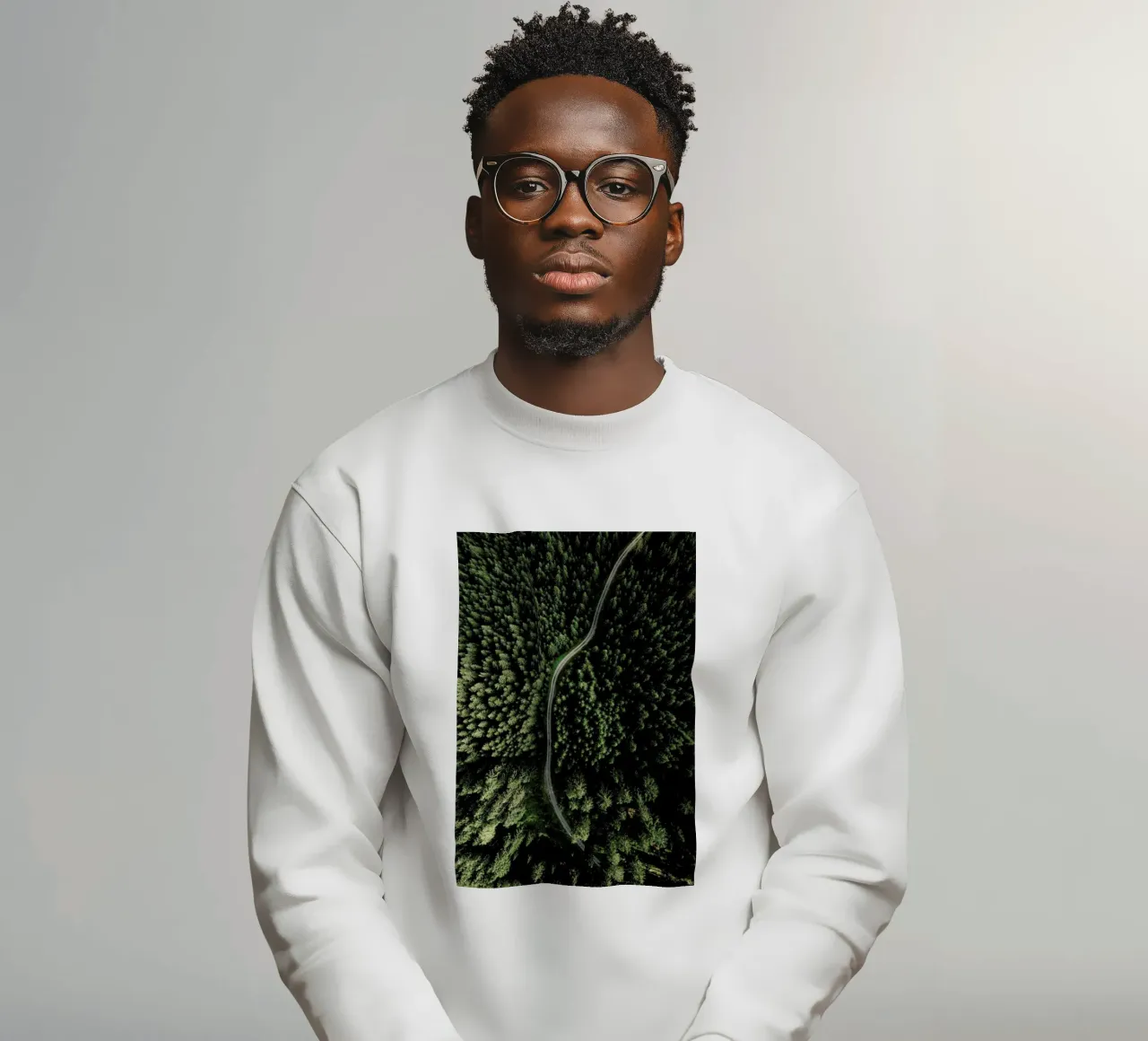 Street Through The Forest - Edition 2 felpa da Sebastian Hilgetag