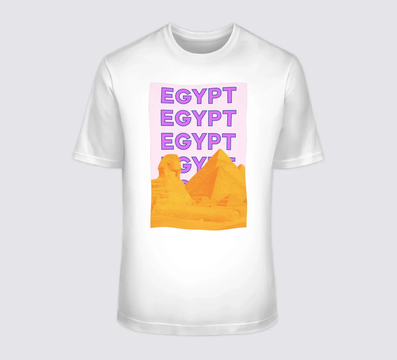 Ägypten Pop Art Reise Poster - Pyramiden & Sphinx Vibes T-Shirt von NorwesClub