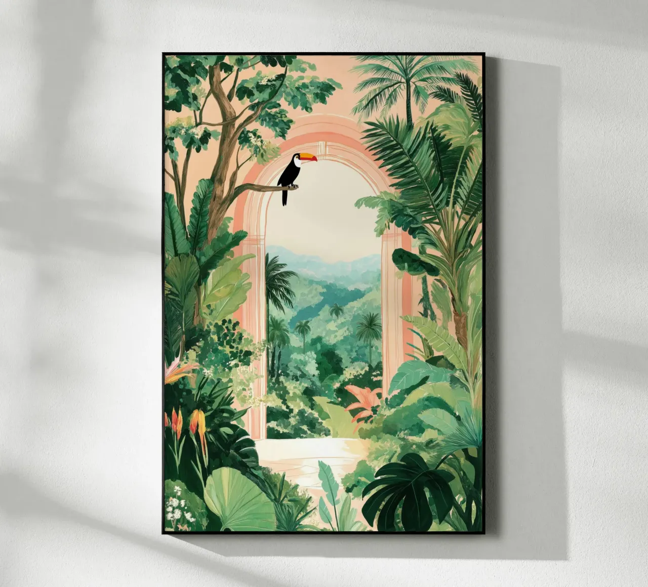 Arco Tropical Paradise metacrilato de Melloi Art Print