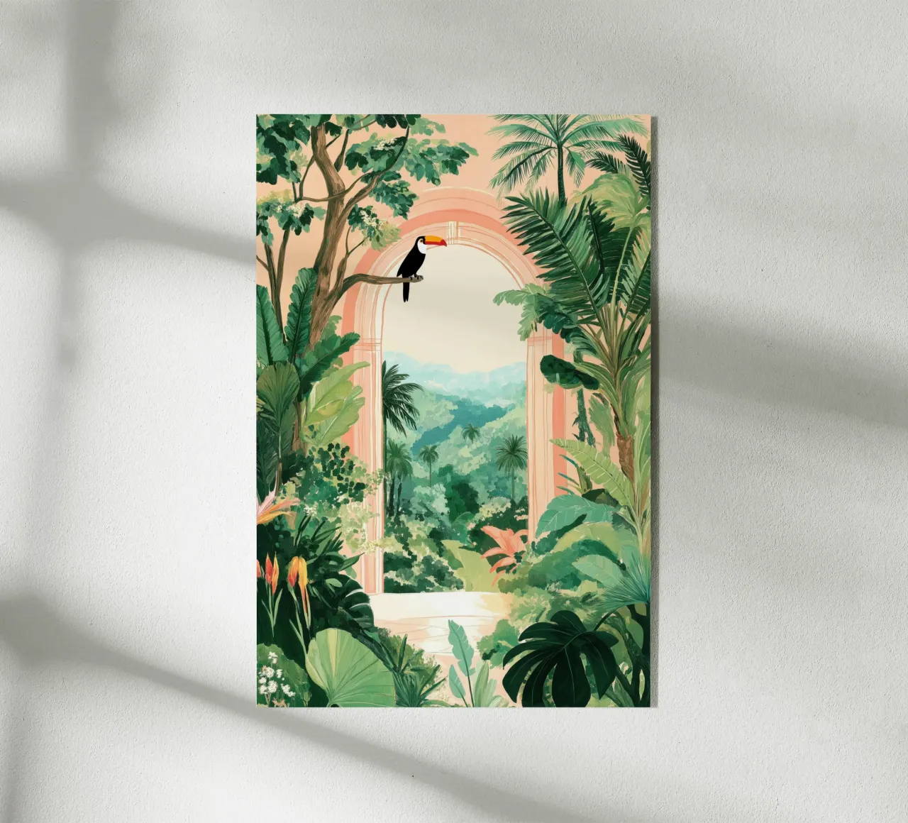 Arco Tropical Paradise metacrilato de Melloi Art Print