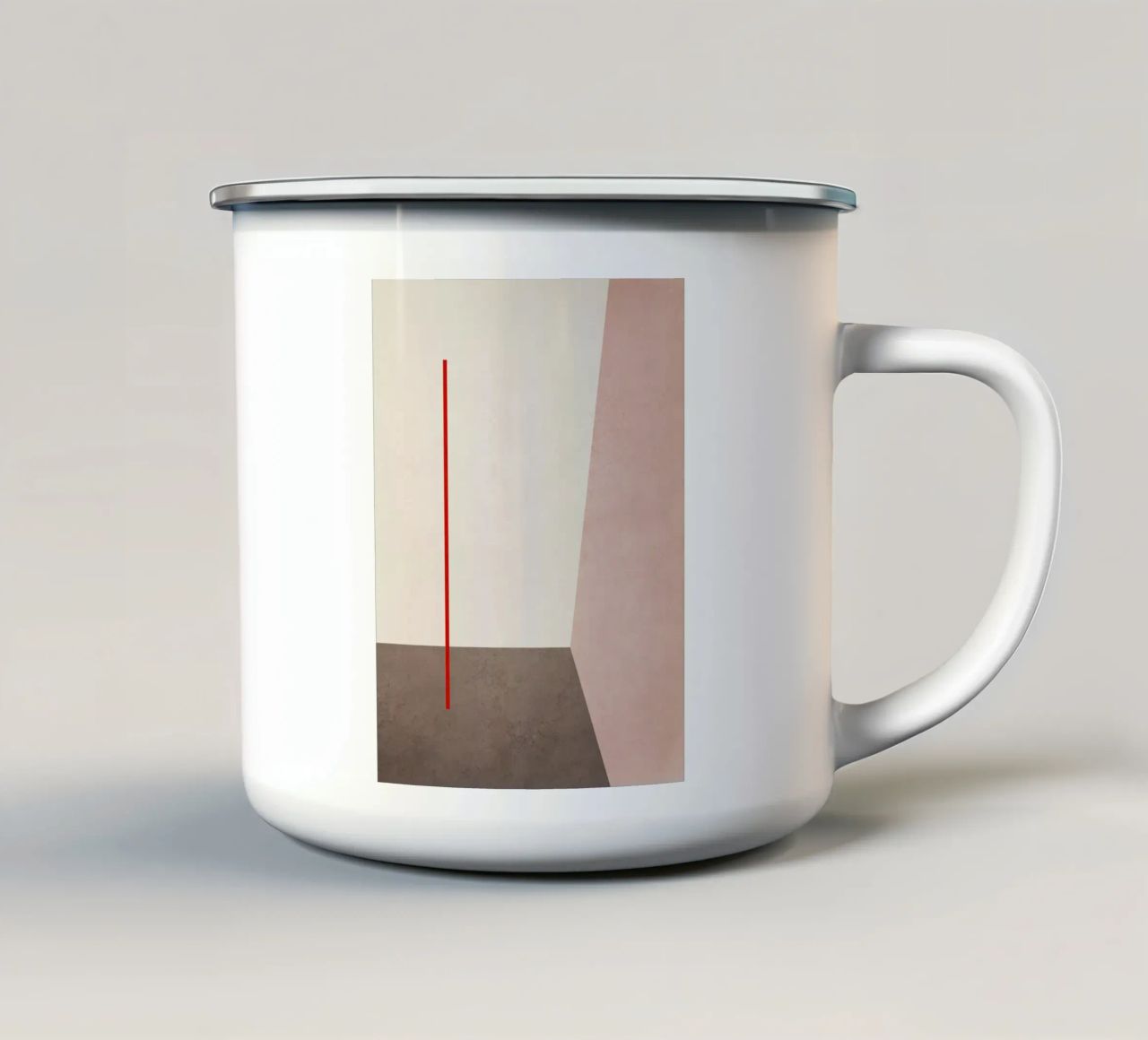 Geometric Shapes no. 4 Emaille Tasse von adrianooliveira