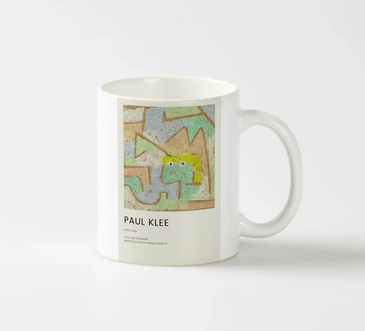 Klee - Kirke keramische mok van Vintage by JUNIQE