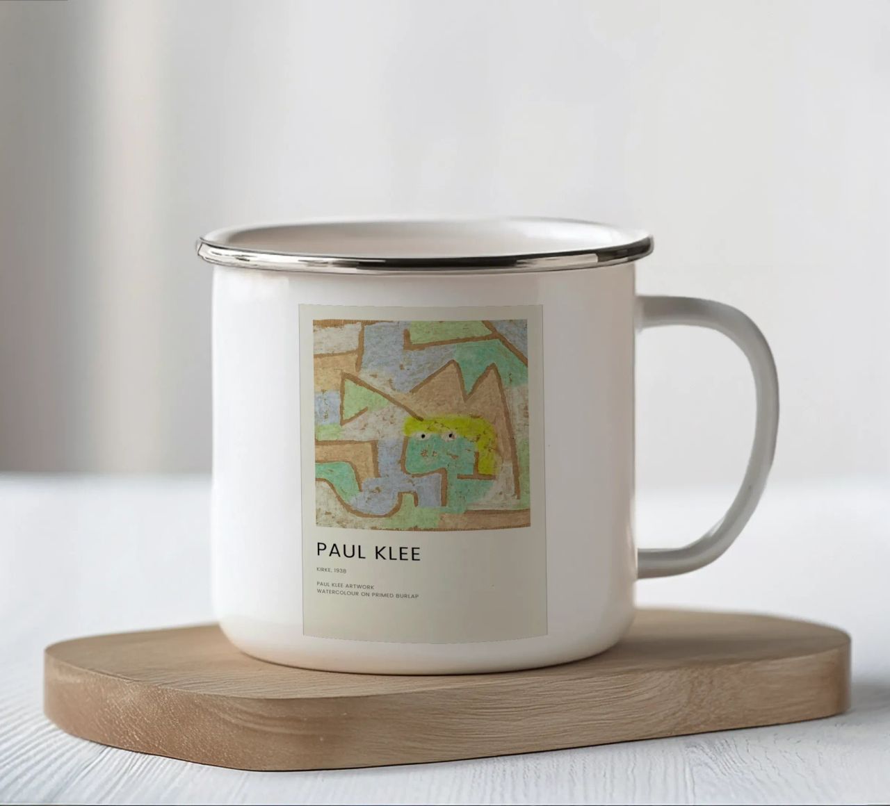 Klee - Kirke tazza in smalto da Vintage by JUNIQE