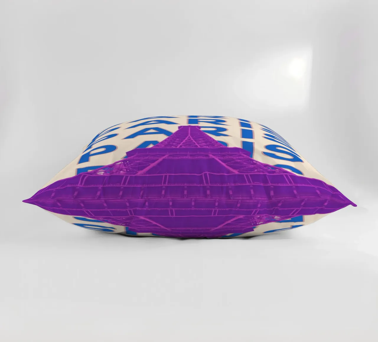 Paris Eiffel Tower Art - Iconic Pop Cityscape Decor Trendy decorative cushion by NorwesClub