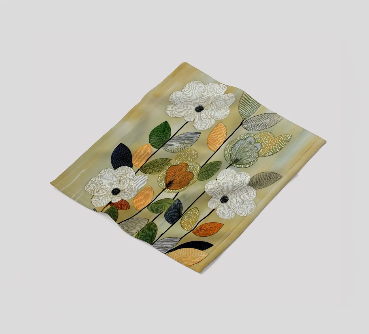 I fiori coperta in pile da Imagine