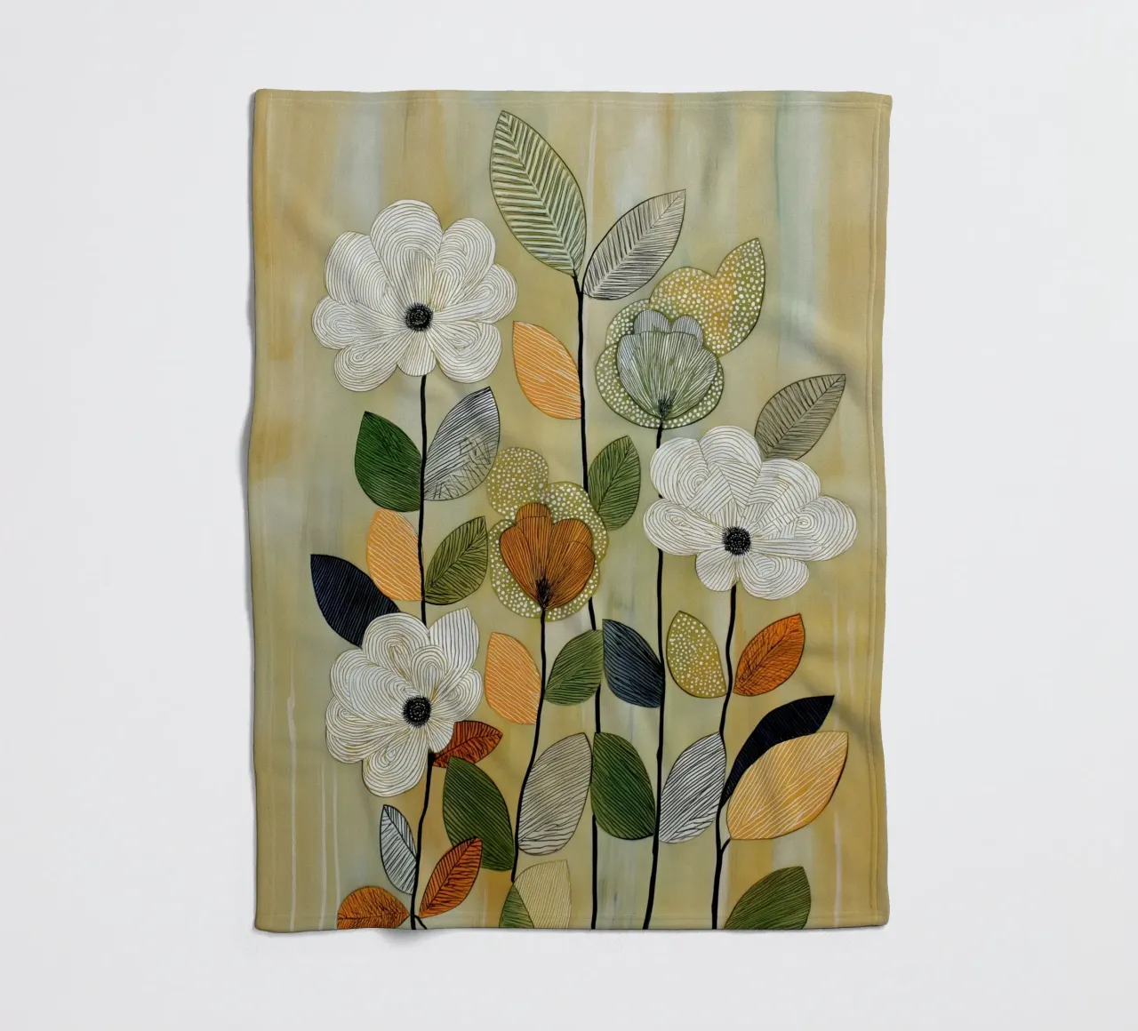 I fiori coperta in pile da Imagine