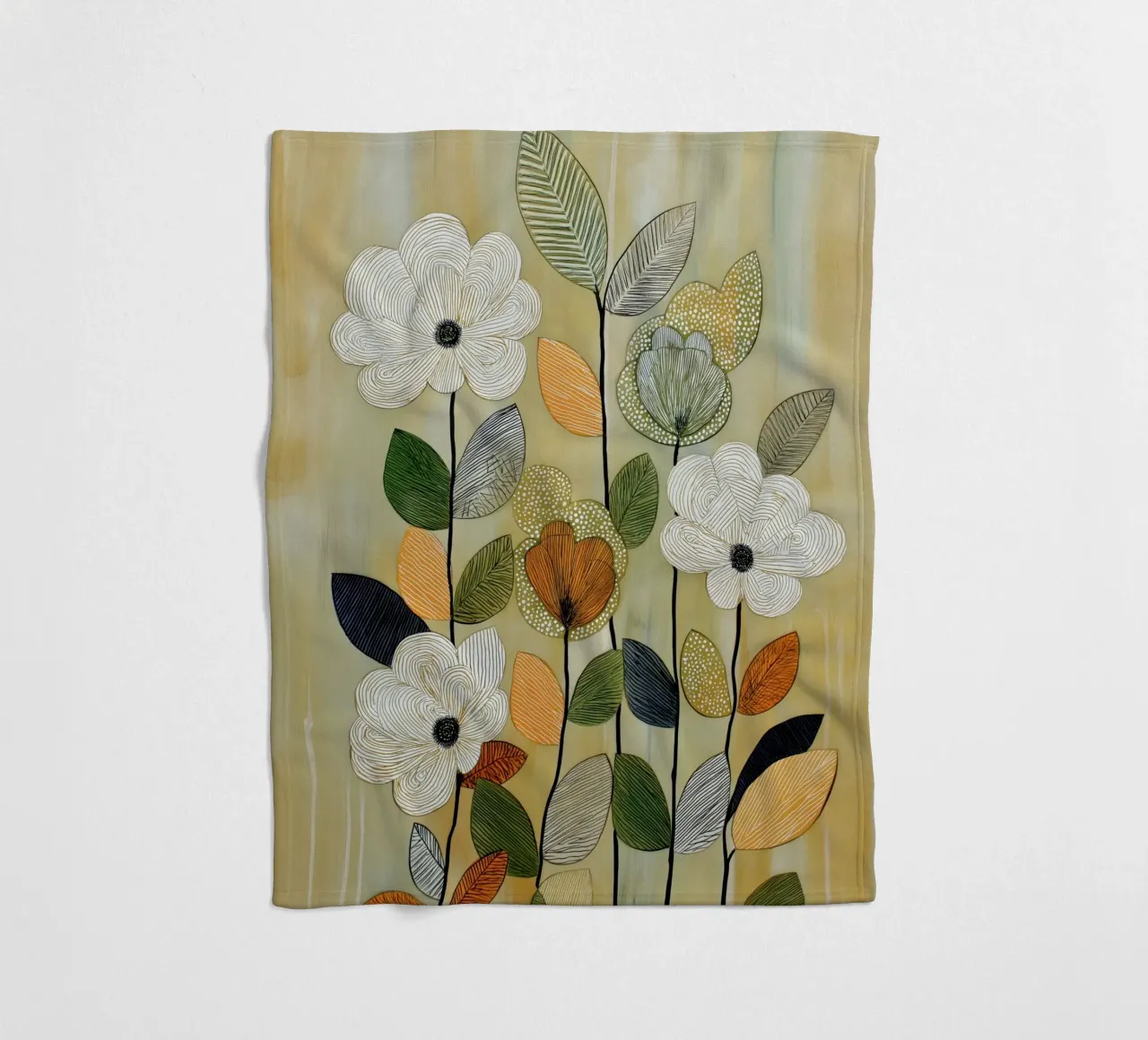 I fiori coperta in pile da Imagine