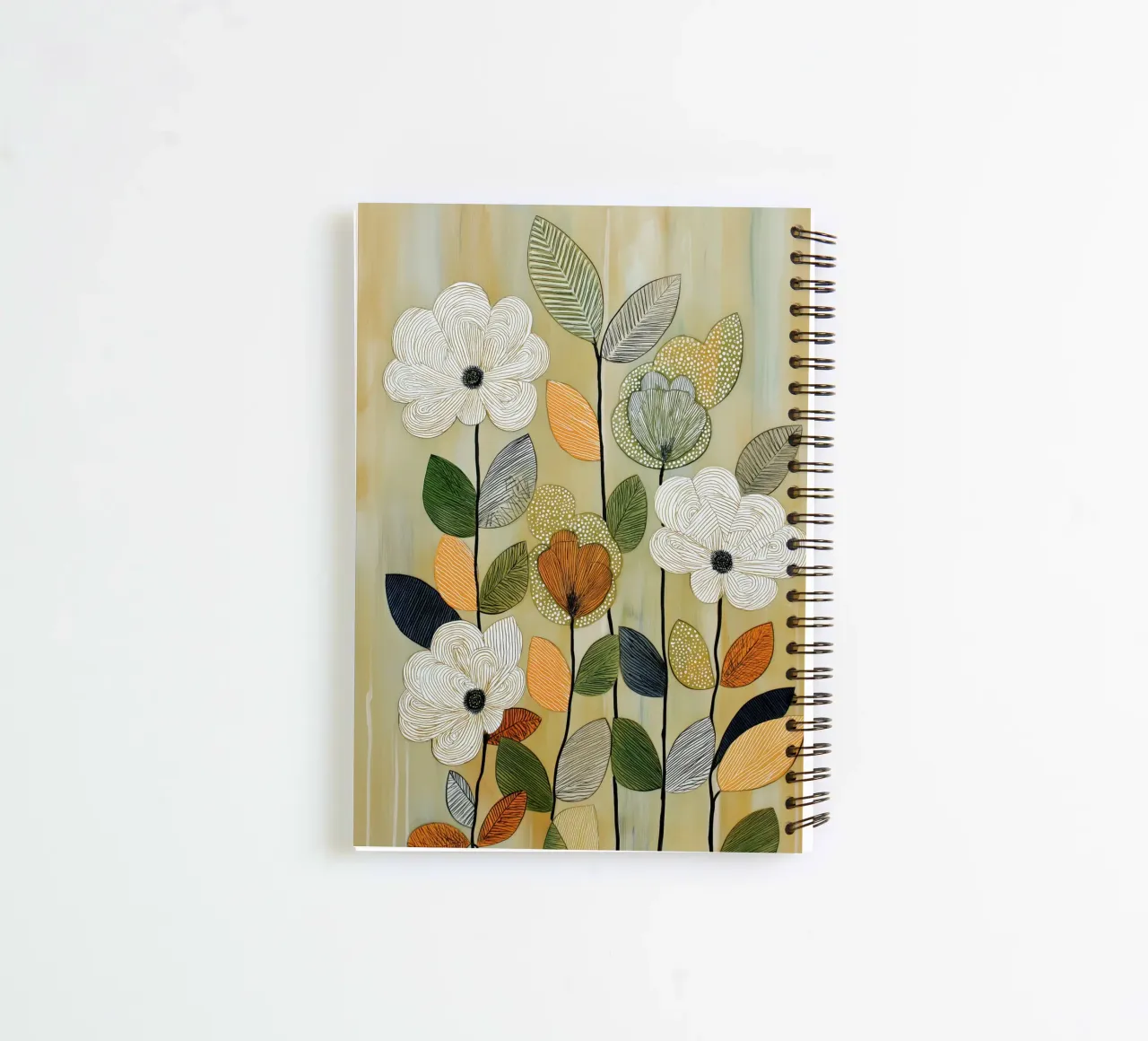 Flowers spiral notebook by Imagine