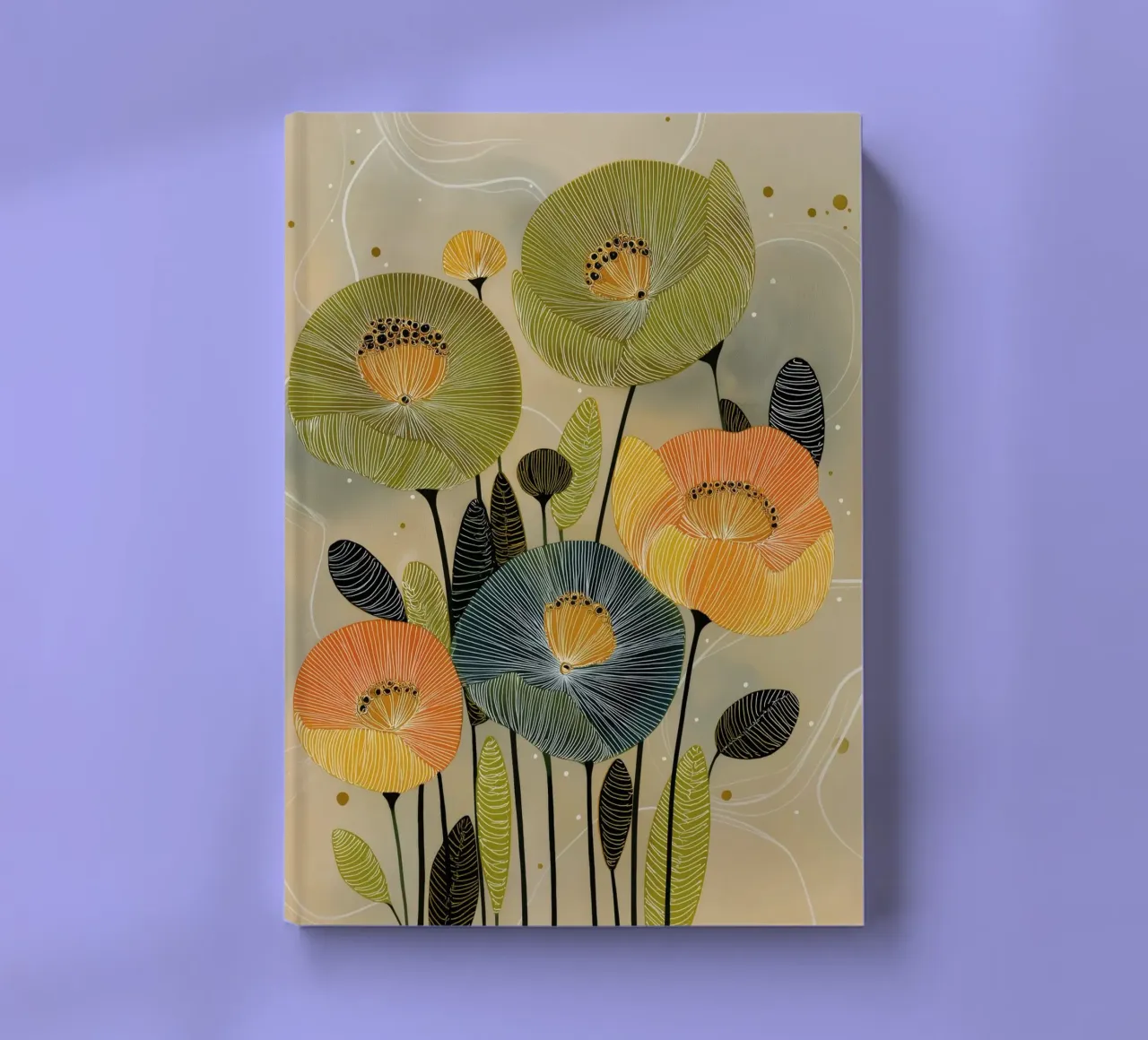Flowers notebook by Imagine