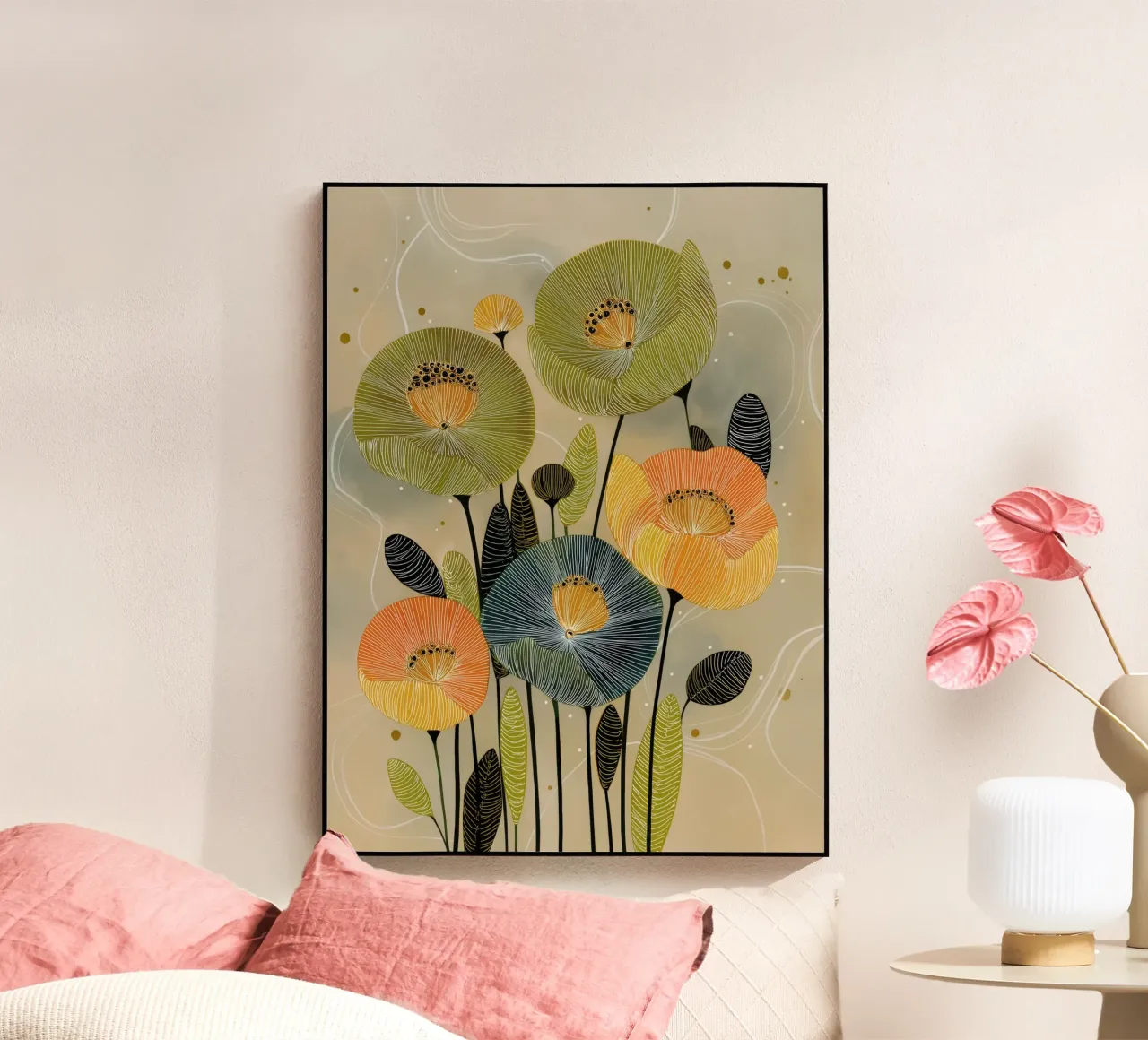 I fiori plexiglass da Imagine