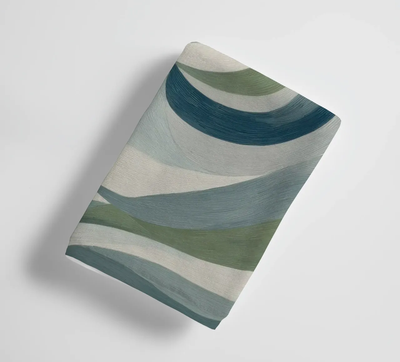 Blue waves towel by Imagine