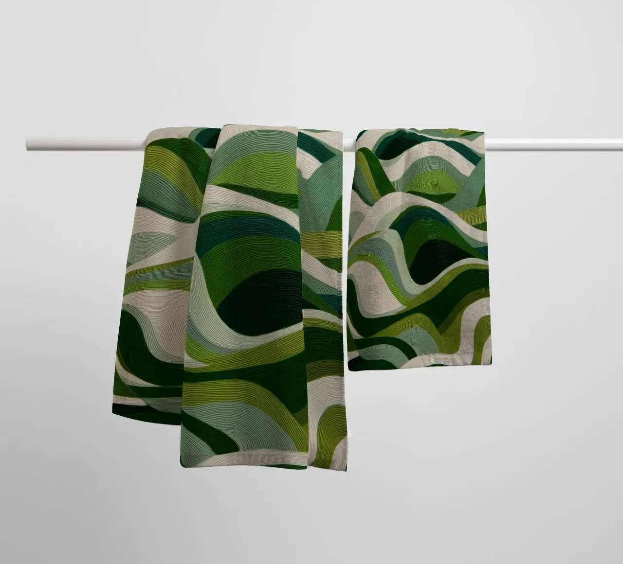 Verde asciugamano da bagno da Imagine