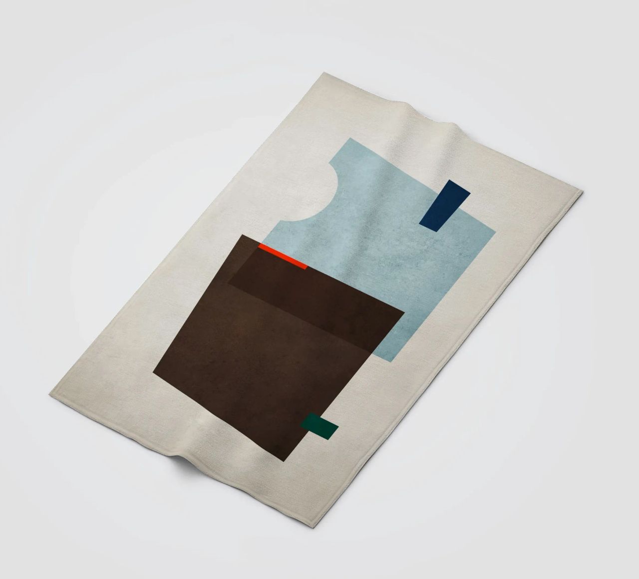 Geometric Shapes no. 11 Fleecedecke von adrianooliveira