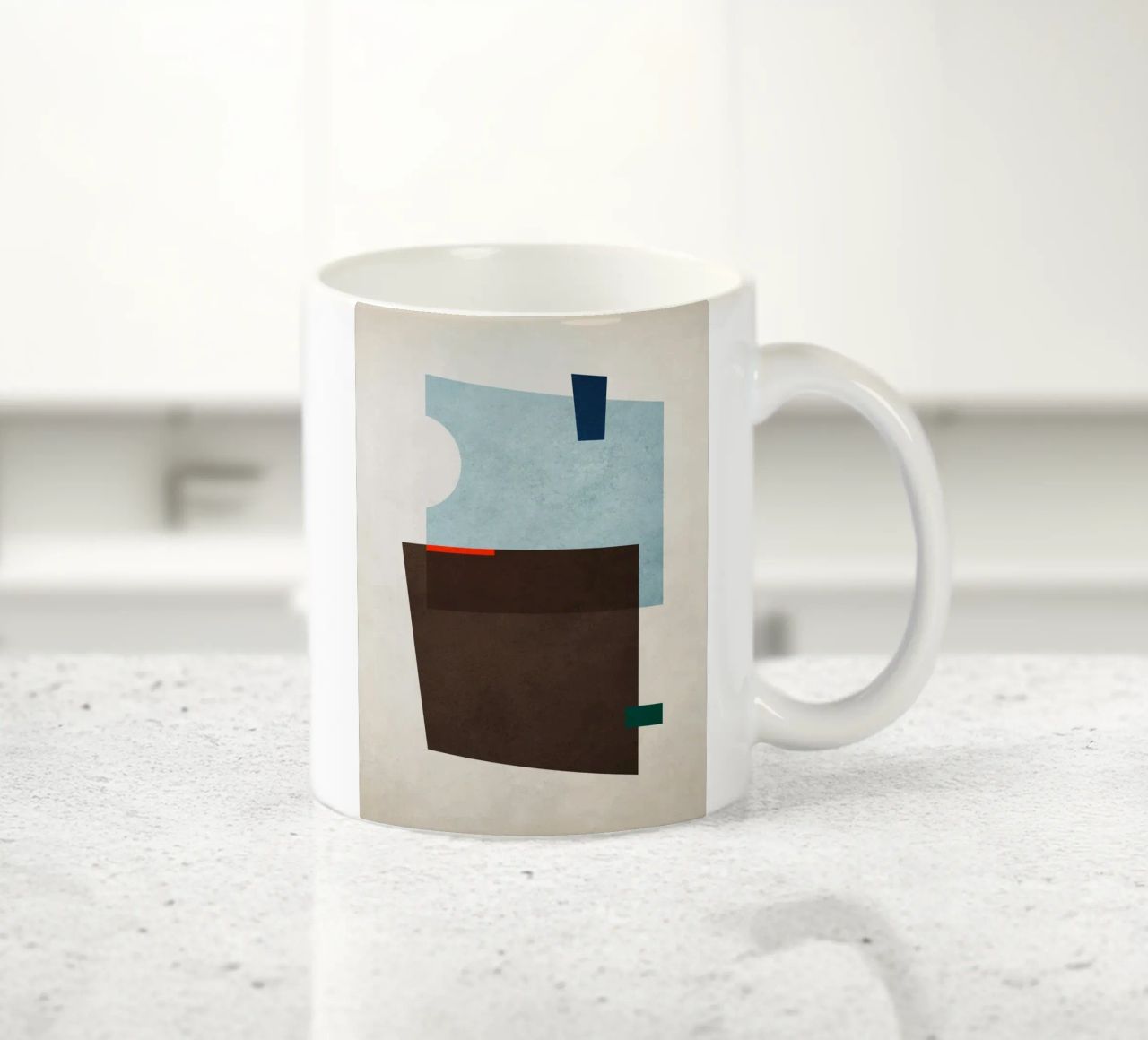 Geometric Shapes no. 11 tazza in ceramica da adrianooliveira
