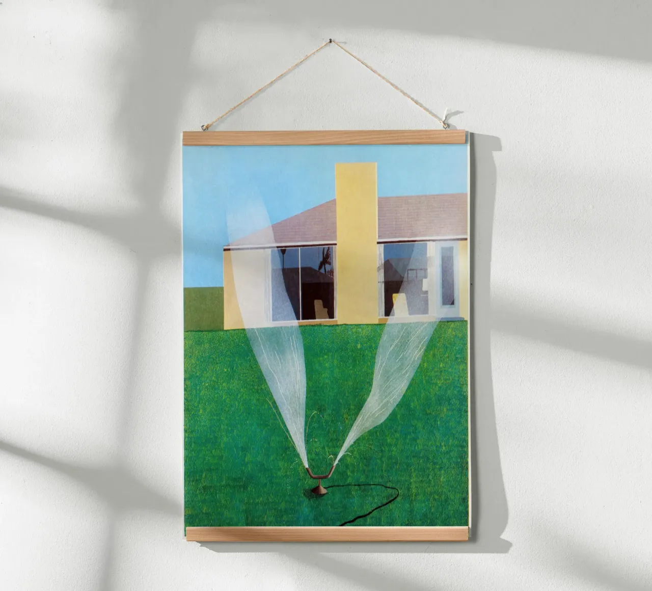 Un irrigatore per prato poster da khanrosie