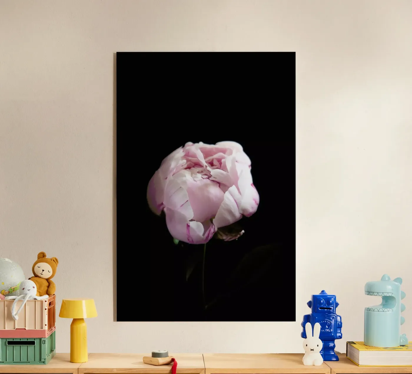 Rosa Centifolia acryl van Studio One
