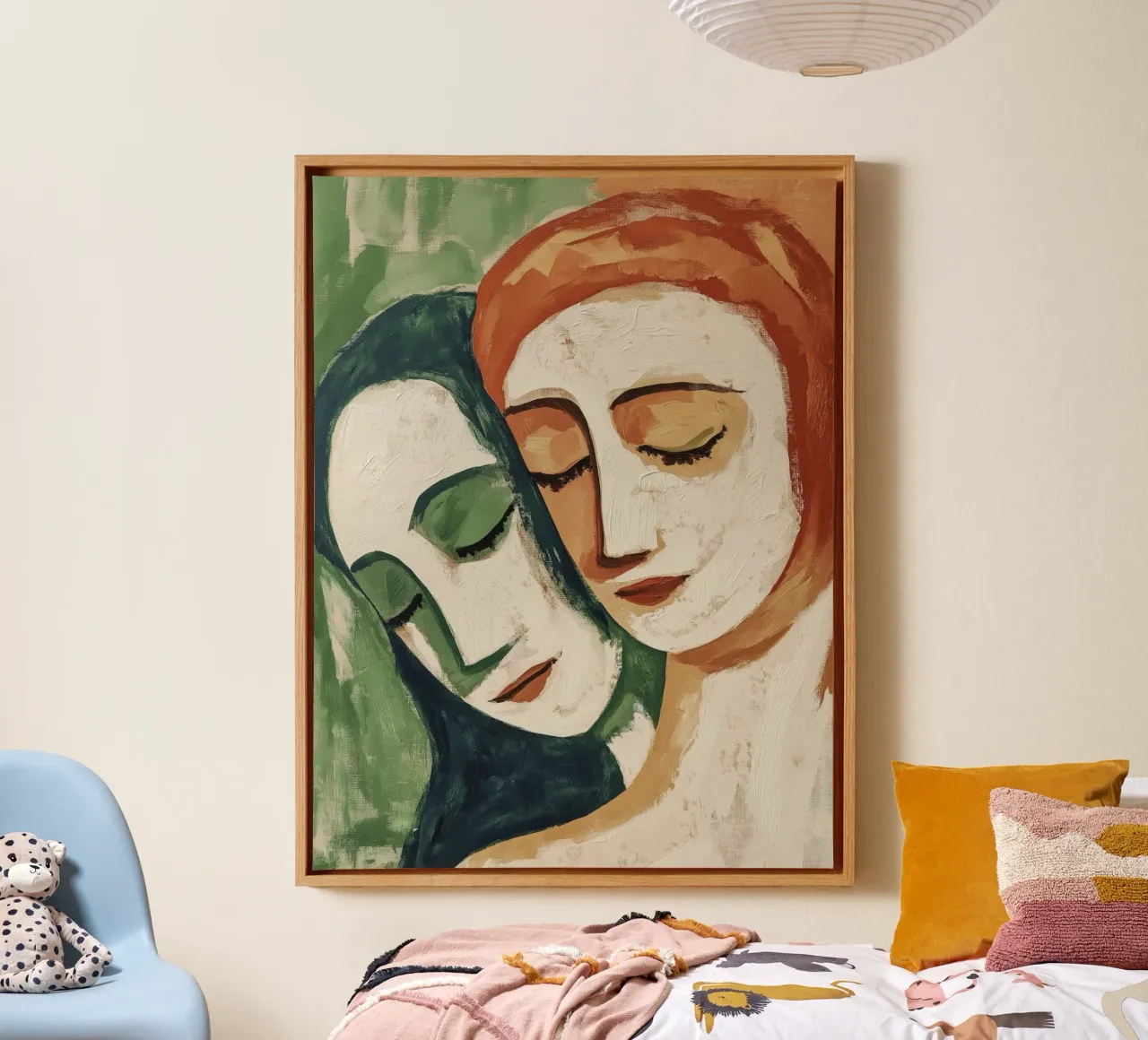 L'amore tela con Cornice a cassetta da Imagine
