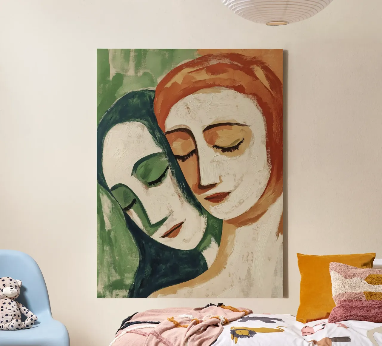 L'amore tela con Cornice a cassetta da Imagine