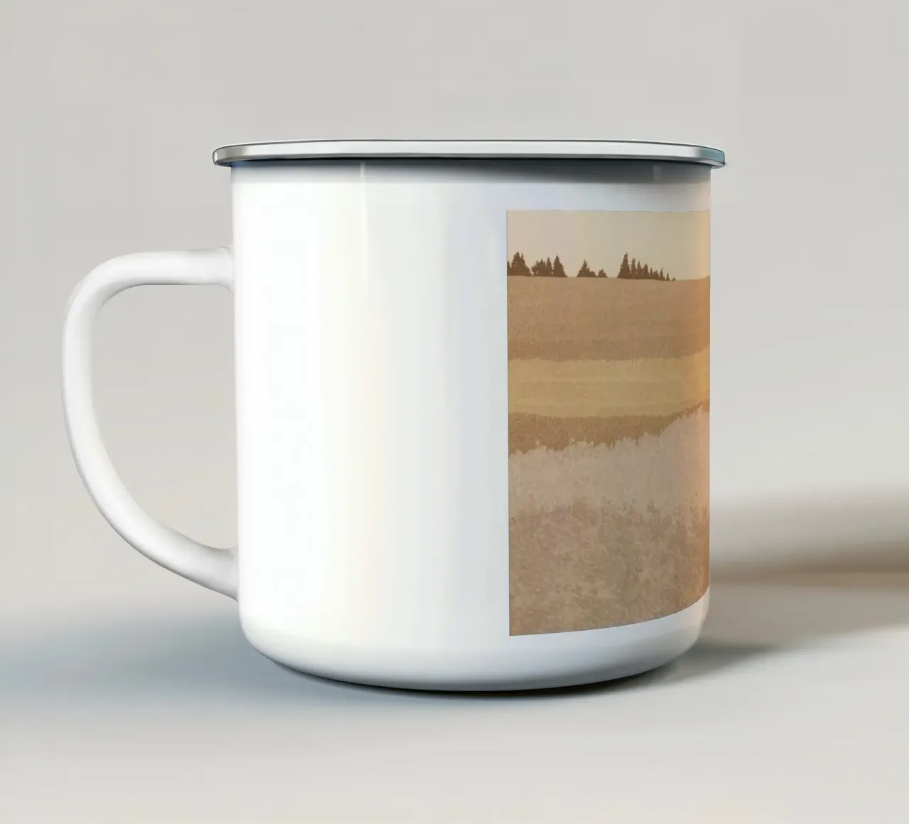 Paesaggio 2018 tazza in smalto da Soyoung Kwon