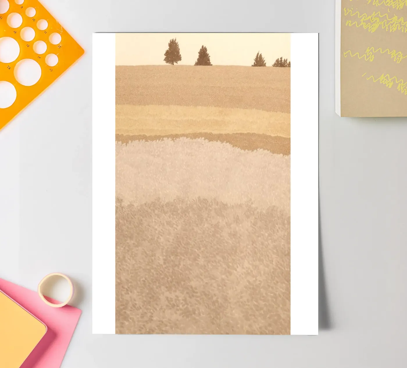 Landscape 2018 sticker sheet by Soyoung Kwon