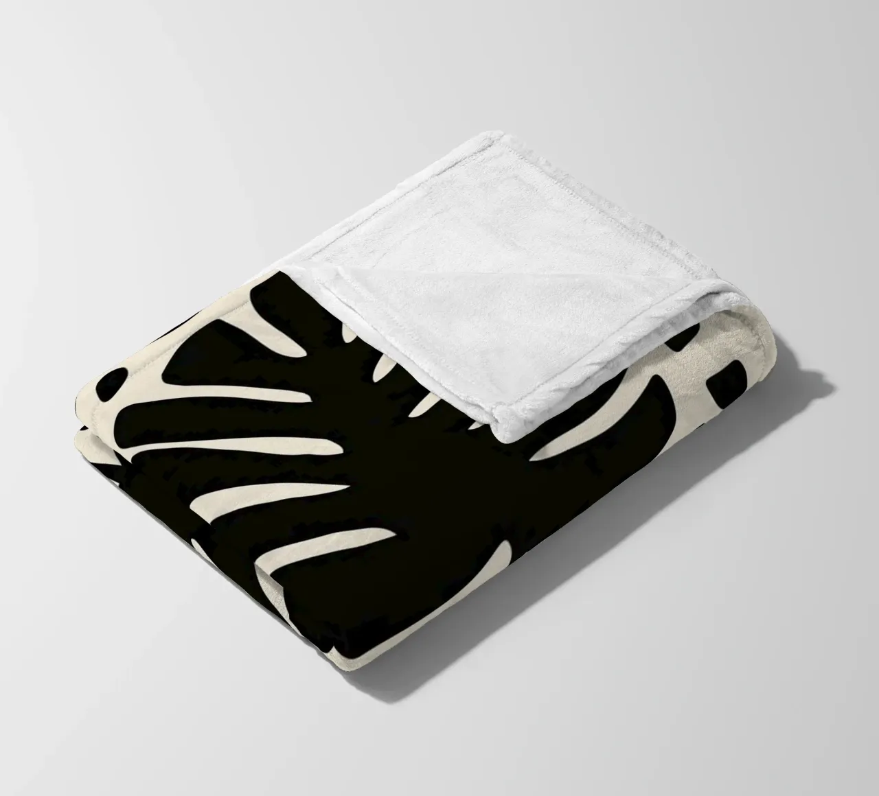 Monstera coperta in pile da Imagine