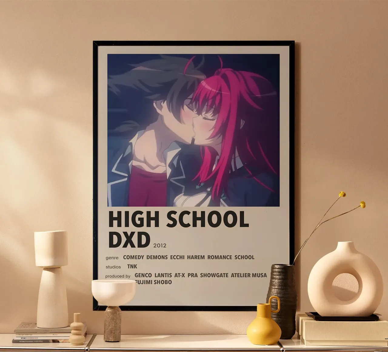 HIGH SCHOOL DXD  2012 poster con telaio in plastica da Totoya
