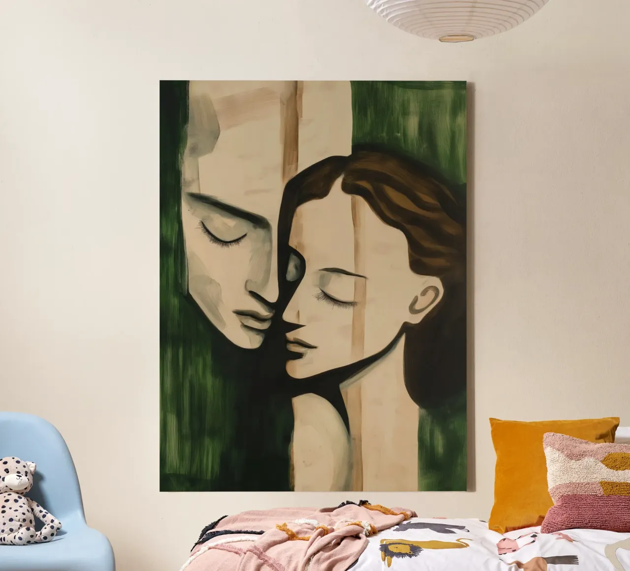 L'amore tela con Cornice a cassetta da Imagine