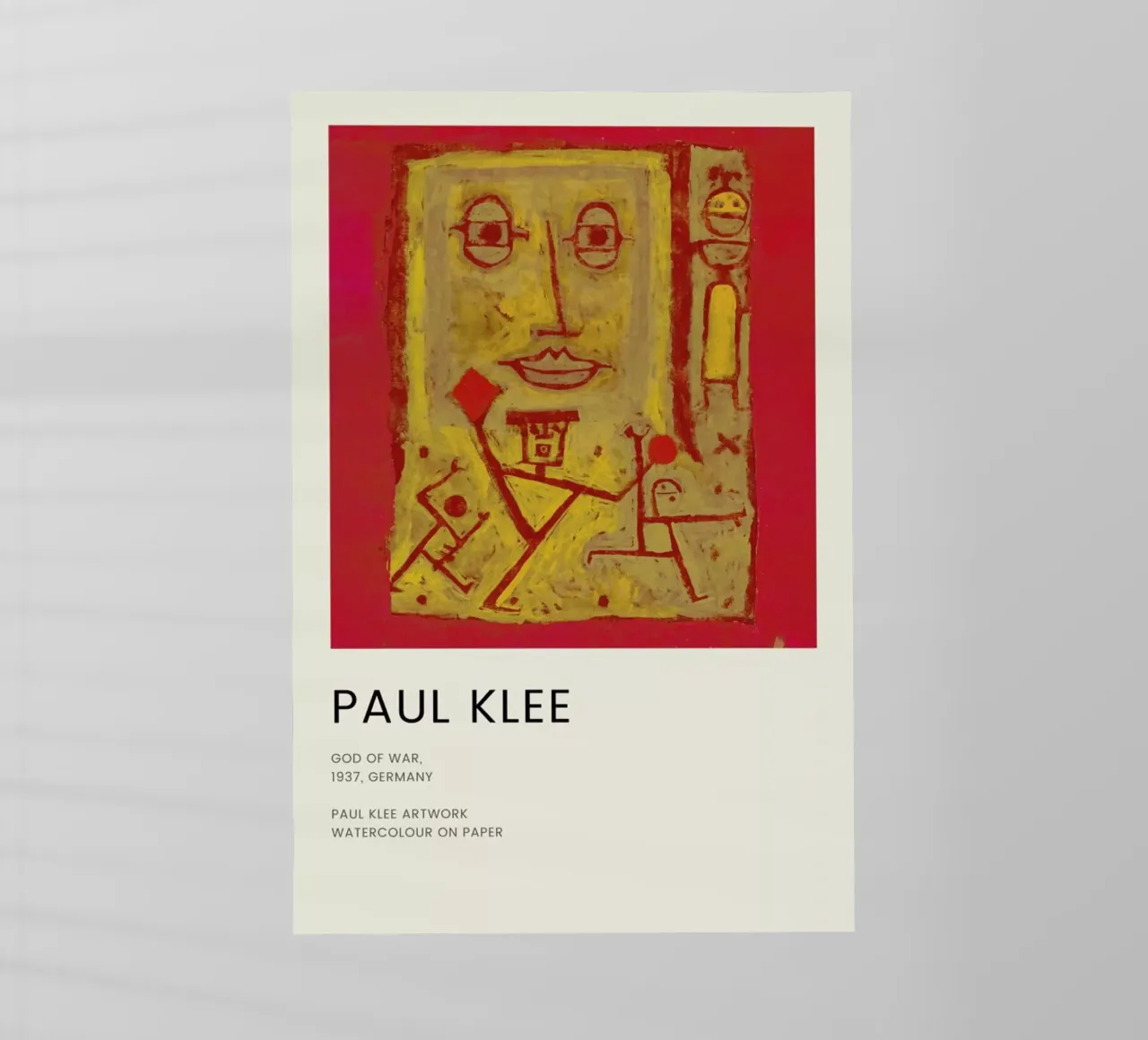 Klee - God of War pellicola backlit da Vintage by JUNIQE
