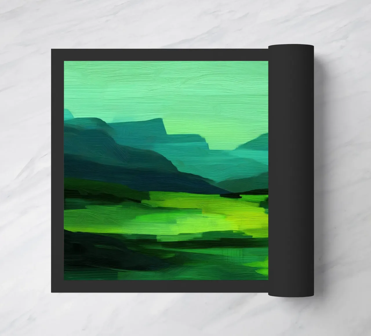 Paesaggio verde astratto zerbino da Imagine
