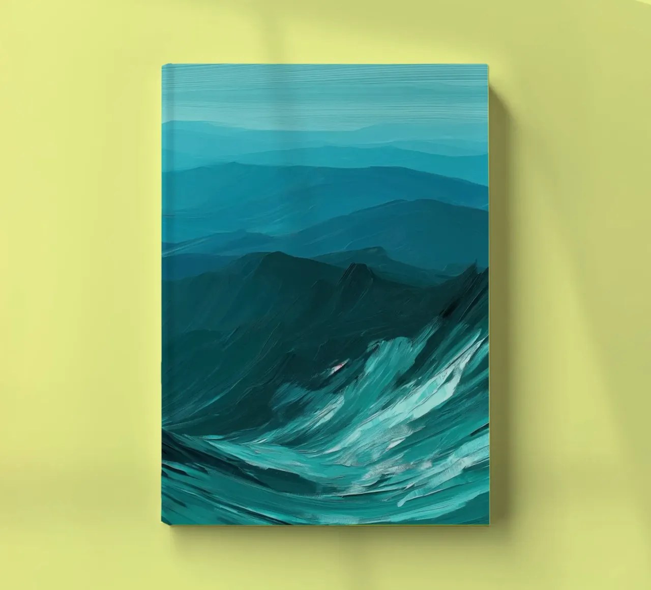 Blue landscape notebook by Imagine