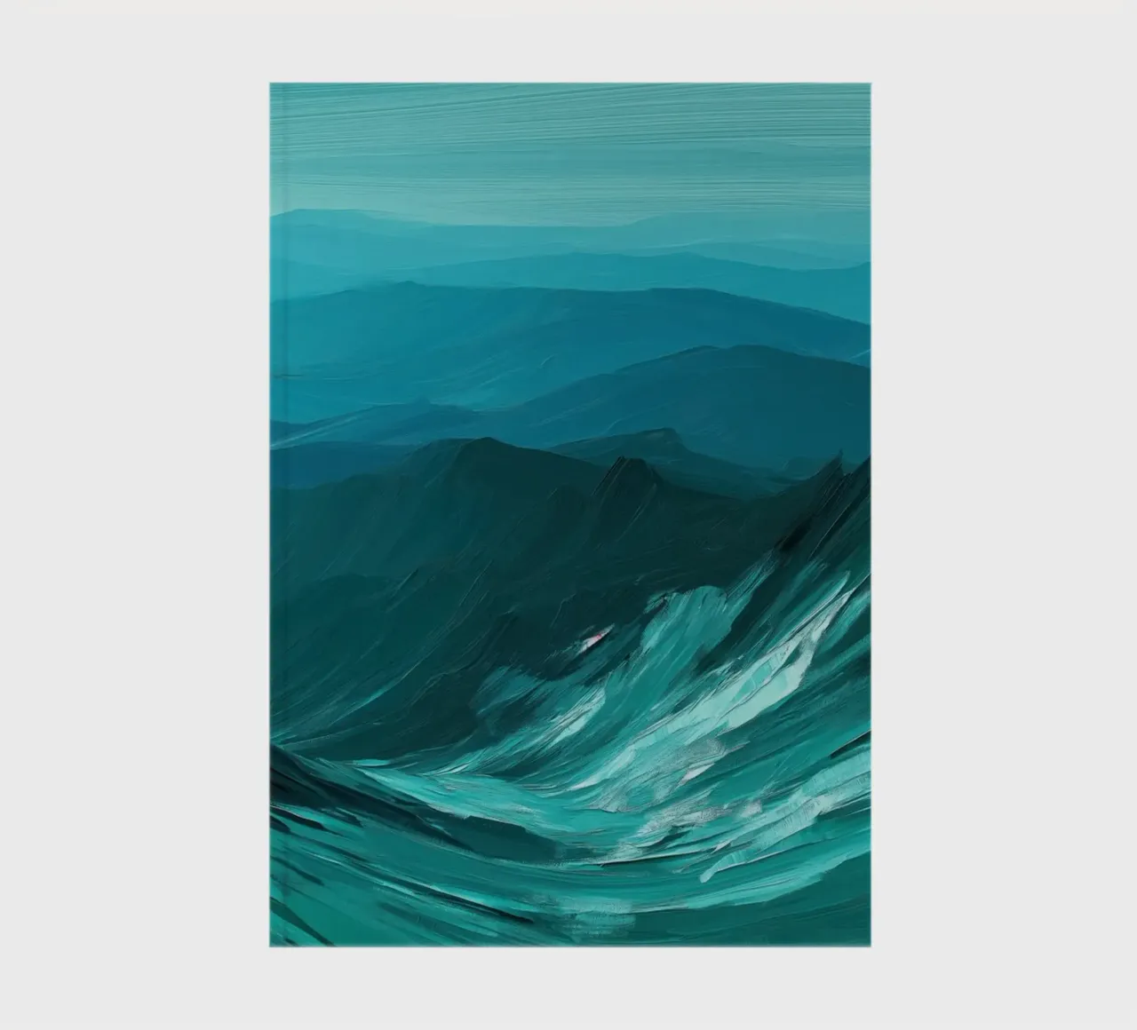 Blue landscape notebook by Imagine