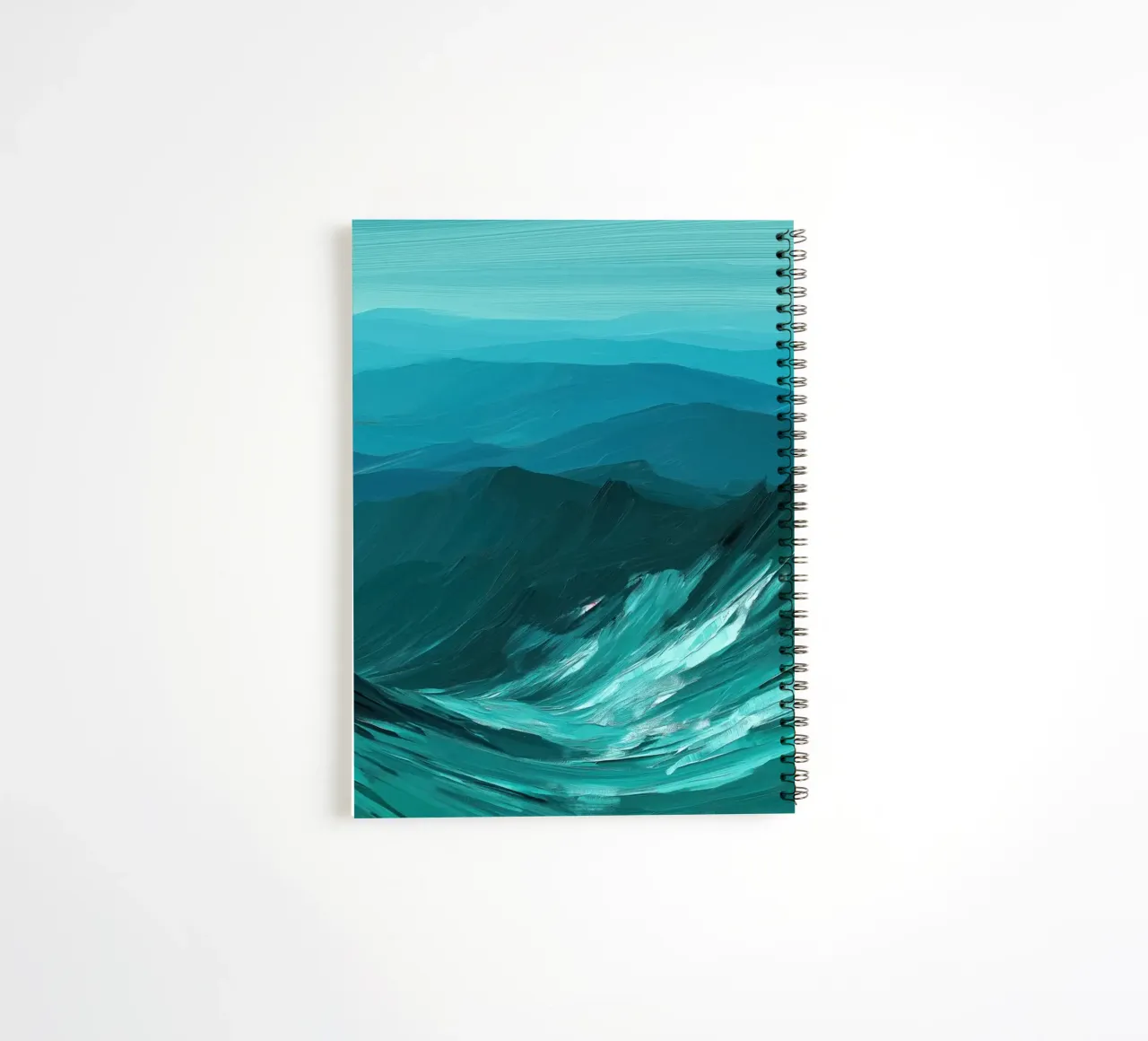 Paisaje azul cuaderno de espiral de Imagine