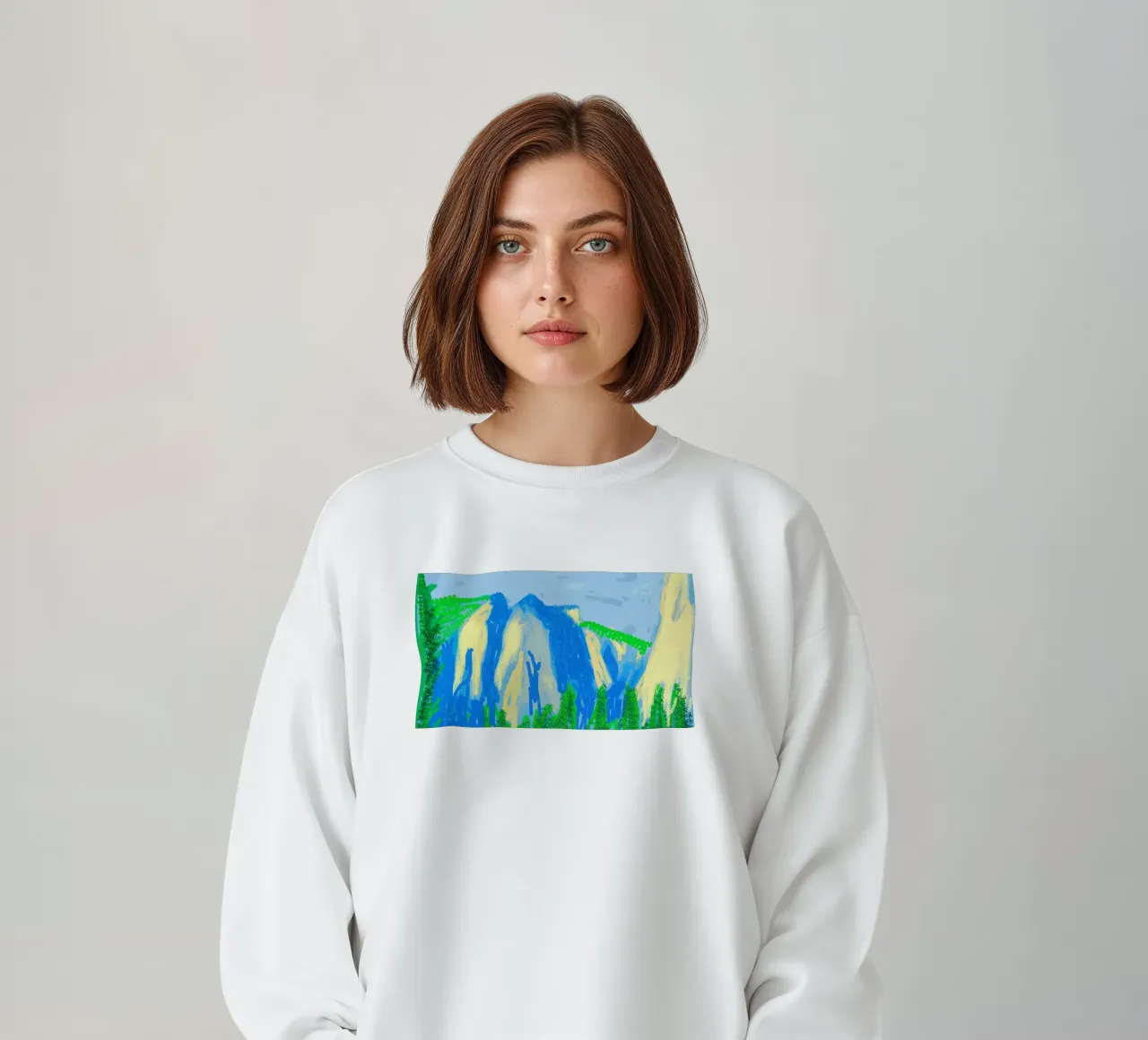 Captures Yosemite with mountains sweatshirt by khanrosie