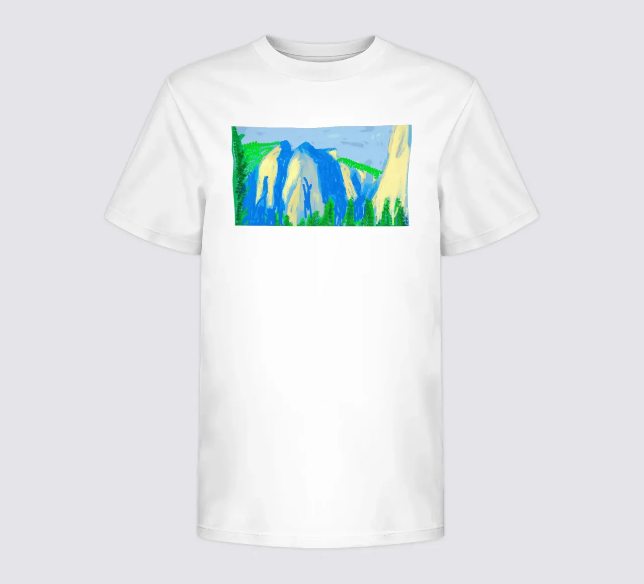 Nimmt Yosemite mit Bergen auf Kinder T-Shirt von khanrosie