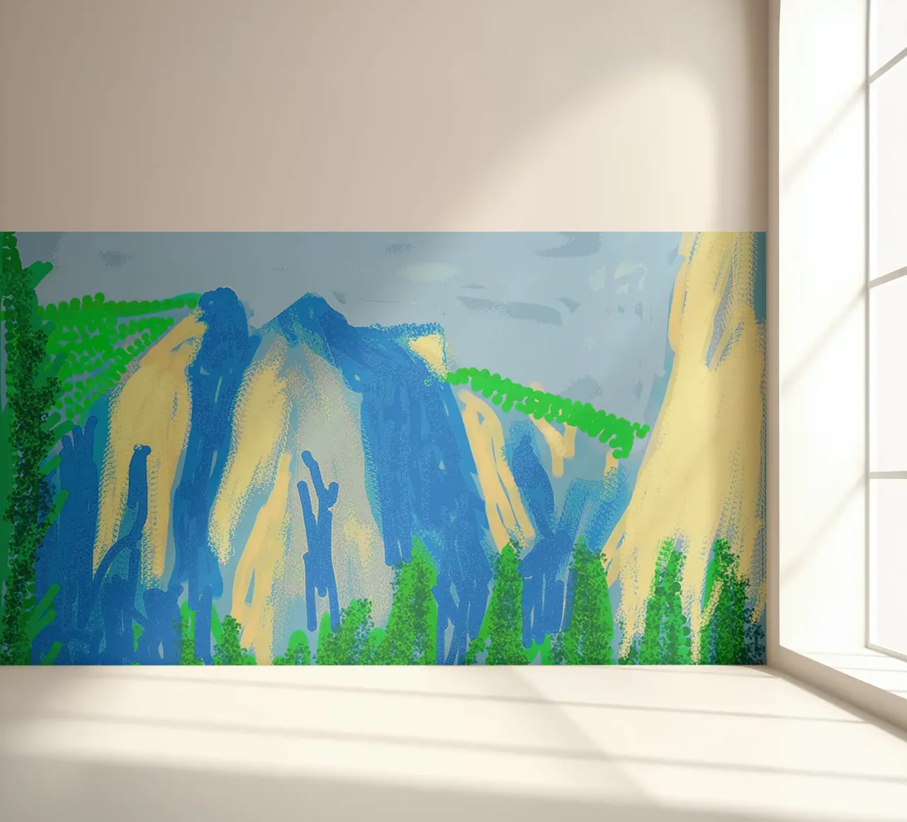 Captures Yosemite with mountains photo wallpaper by khanrosie