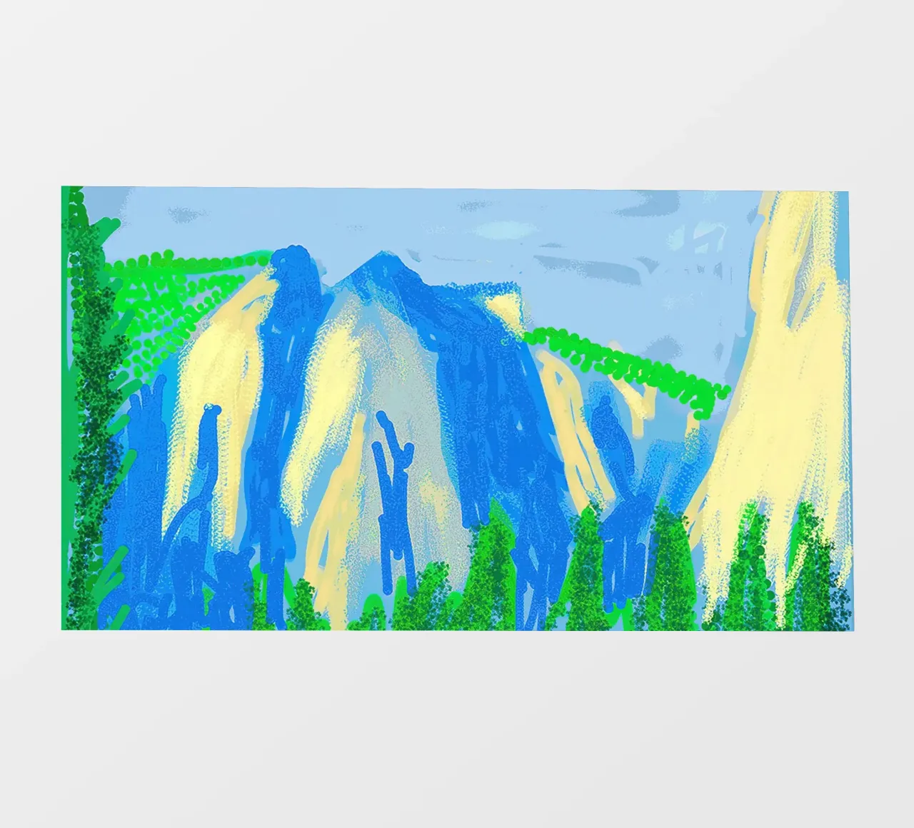 Captures Yosemite with mountains pvc cover by khanrosie