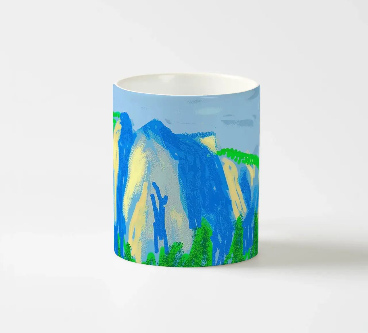 Captures Yosemite with mountains ceramic mug by khanrosie